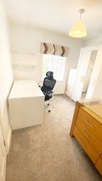 Adjoining wardrobe room & study 