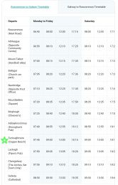 Bus to Galway Timetable
